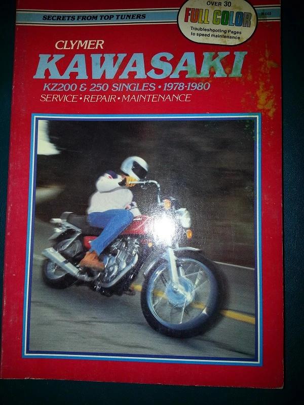 Clymer Kawasaki KZ200 & 250 Singles 1978-1980